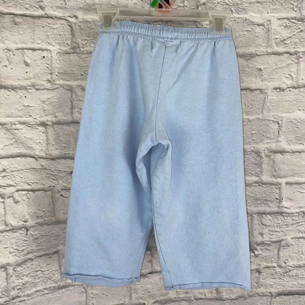 Palulu kids 100% cotton pull on capris pants little girls sz 6